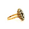 Bague marquise diamants