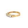 Bague diamants en or jaune 18k