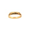 Bague diamants en or jaune 18k