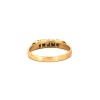 Bague diamants en or jaune 18k