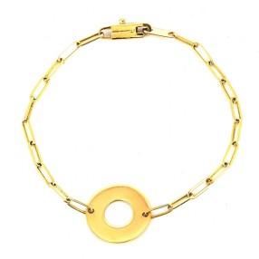 Bracelet Dinh Van Cible en or jaune 