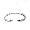 Bracelet rigide torsade