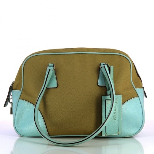 Sac Prada Bowling bleu