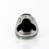 Bague pierre noire