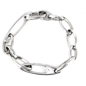 Bracelet Pomellato asymetrique en or blanc 