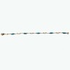 Bracelet pierres blanches et bleues