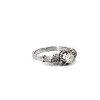 Bague diamants en or blanc 18k