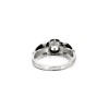 Bague diamants en or blanc 18k