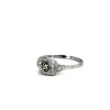 Bague diamants en or blanc 18k