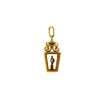 Pendentif lanterne en or jaune