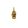 Pendentif lanterne en or jaune