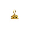 Pendentif maisonnette en or jaune