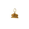 Pendentif maisonnette en or jaune