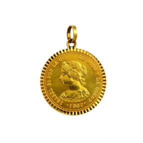 Médaille en or jaune