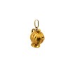 Pendentif théière en or jaune