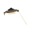 Broche 2 ors  et diamants