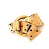 Broche en or jaune diamants et saphirs