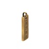 Pendentif plaque en or jaune