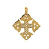 Pendentif religieux diamants en or jaune