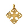 Pendentif religieux diamants en or jaune