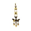 Pendentif email et citrine en or jaune