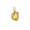 Pendentif citrine en or jaune