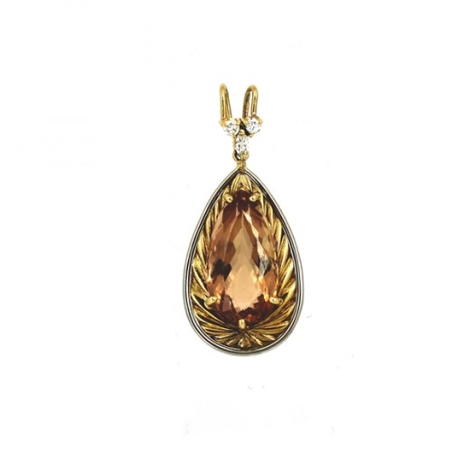 Pendentif citrine