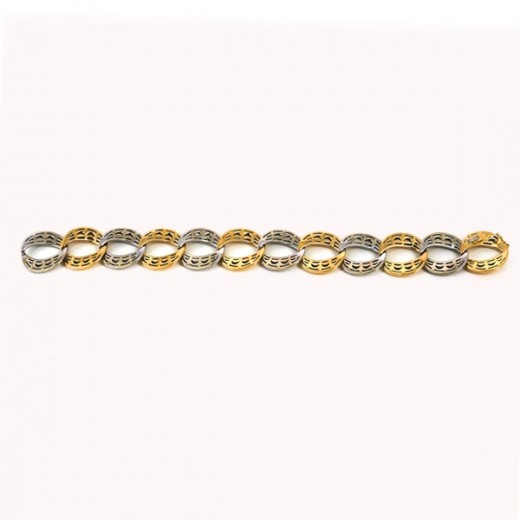 Bracelet 2 ors et diamants