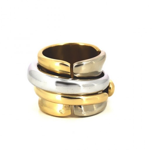 Bague Pomellato deux ors
