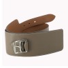 Ceinture Hermès mixte Casual Romy en cuir de veau swift étoupe