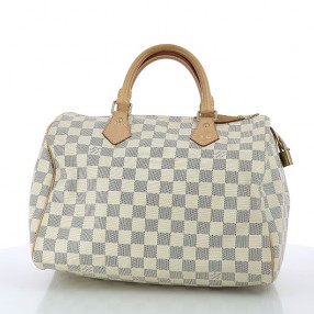 Sac Louis Vuitton Speedy 30 en damiers azurs