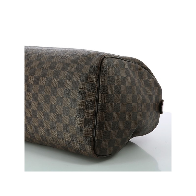 Sac Louis Vuitton Speedy 35 en toile damier ébène