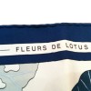 Carré Hermès Fleurs de Lotus en soie