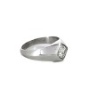 Bague avec diamant en or blanc 18k