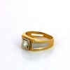 Bague deux ors et diamant