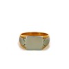Bague chevalière deux ors