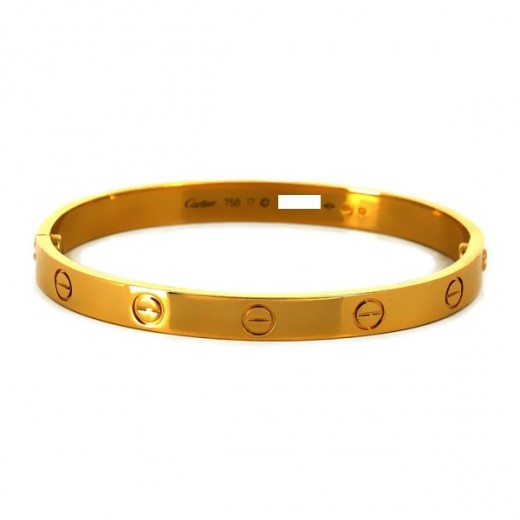 Bracelet Cartier Love en or jaune 18k