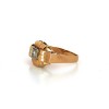 Bague diamant en or jaune 18k