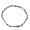 Bracelet ligne en diamants et or blanc 18 k