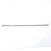 Bracelet ligne en diamants et or blanc 18 k