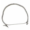 Bracelet ligne en diamants et or blanc 18 k