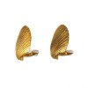 Boucles d'oreilles Yves Saint Laurent Coquillage