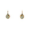 Dormeuses diamants en or jaune 18k