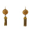 Boucles d'oreilles 1950' Pompon en or jaune