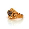 Bague rubis en or jaune 18k