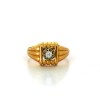 Bague diamants en or jaune 18k