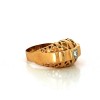 Bague diamants en or jaune 18k