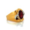 Bague avec rubis 