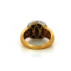 Bague diamantée en or jaune 18k