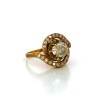 Bague diamants en or jaune 18k